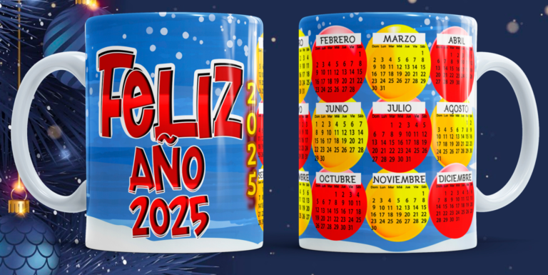 01 - Calendario Feliz año 2025