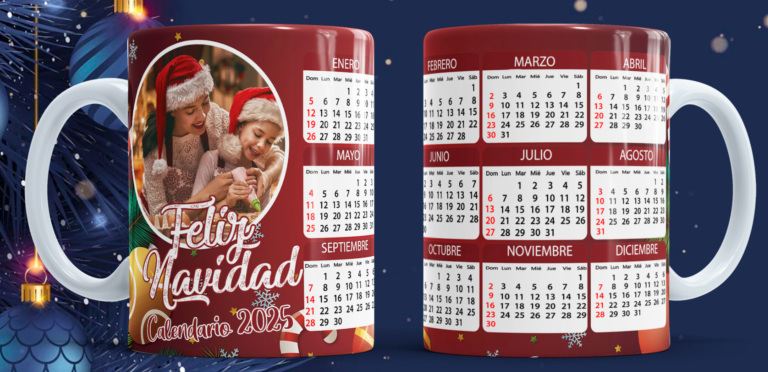 07 - Calendario Feliz editable con foto 2025