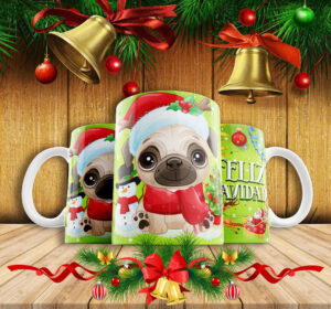 Pug-Navideño